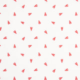 Popelín Algodón Estampado Langostas Rojas - Ribes y Casals