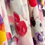 Lino con Viscosa Estampado Abstracto Multicolor - Ribes y Casals