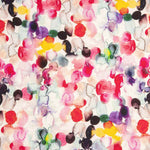 Lino con Viscosa Estampado Abstracto Multicolor - Ribes y Casals