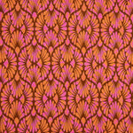 Punto Viscosa Retro Bloom Rosa y Naranja - Ribes y Casals