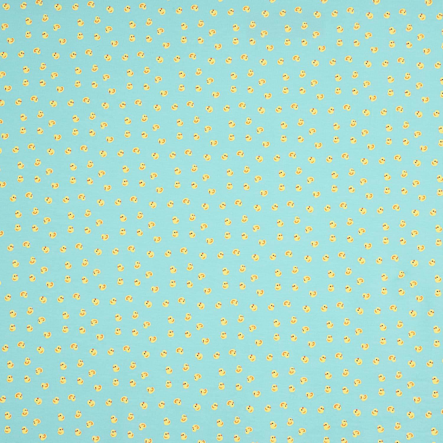 Punto Algodón Little Ducks Aqua - Ribes y Casals