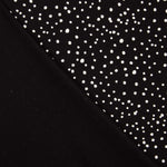 Punto Algodón Snowy Negro - Ribes y Casals