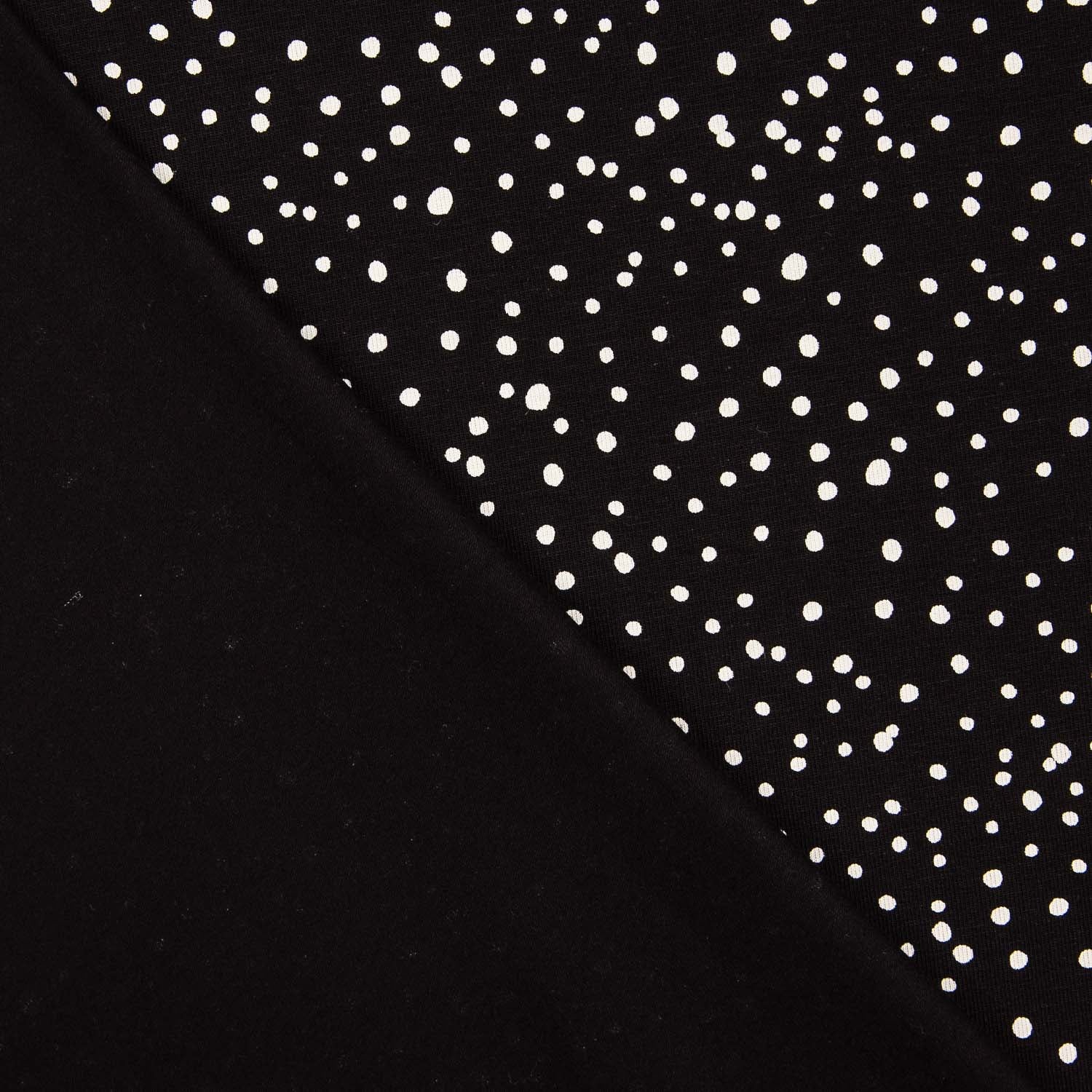 Punto Algodón Snowy Negro - Ribes y Casals