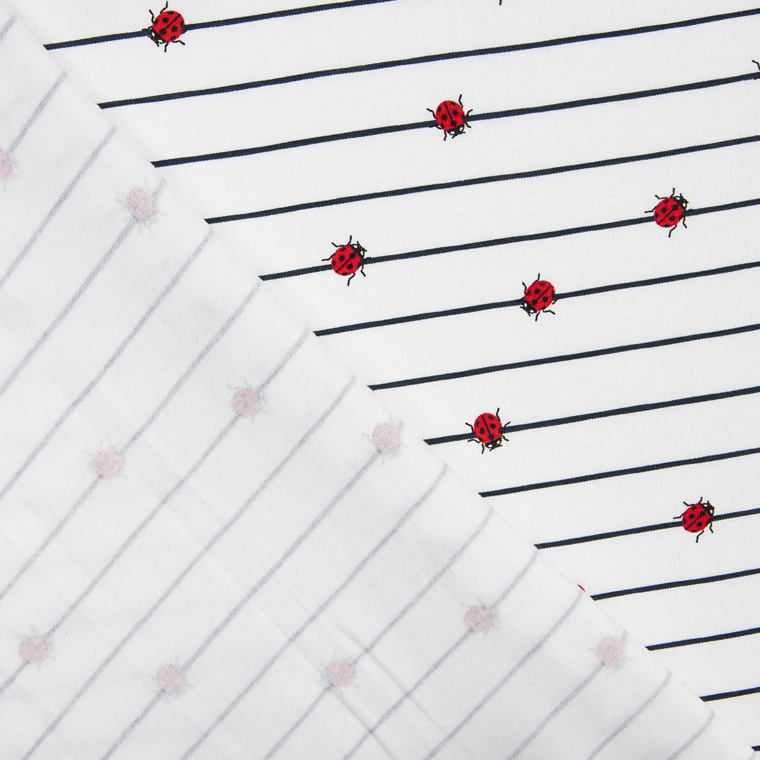 Punto Algodón Ladybug Marino - Ribes y Casals