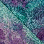 Punto Algodón Batik Verde y Morado - Ribes y Casals