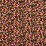 Viscosa Estampada Floral Boheme Noir - Ribes y Casals