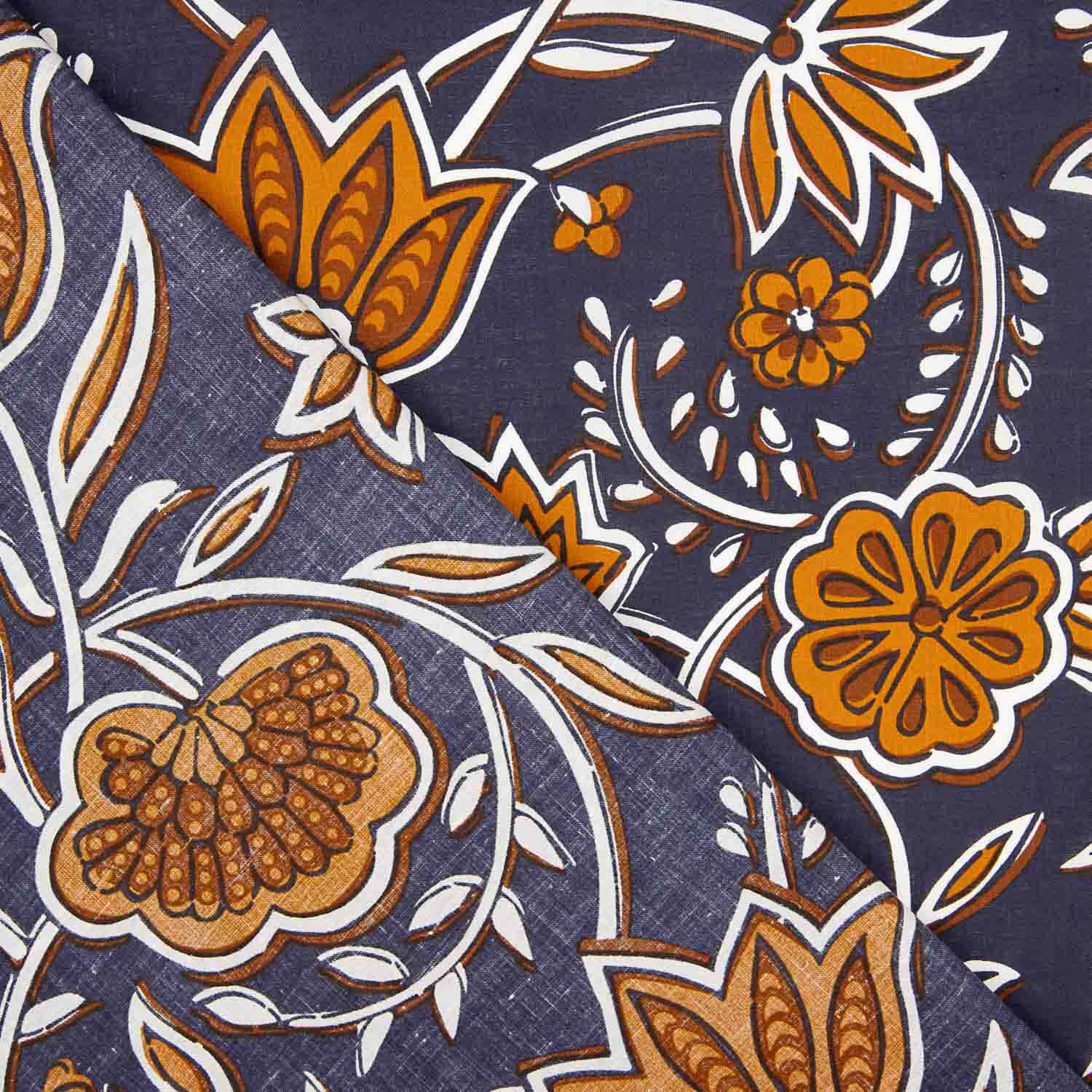 Popelín Algodón Jaipur Teja - Ribes y Casals