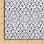 Popelín Algodón Jaipur Geo Marino - Ribes y Casals