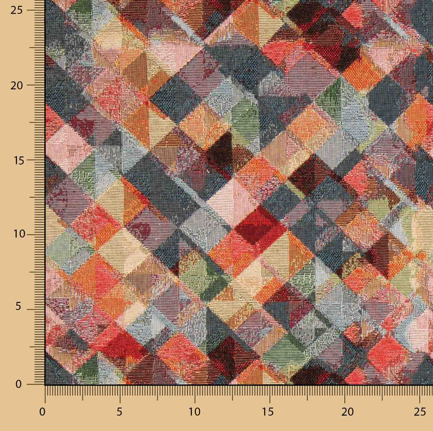 Gobelino Patchwork Geométrico Multicolor - Ribes y Casals