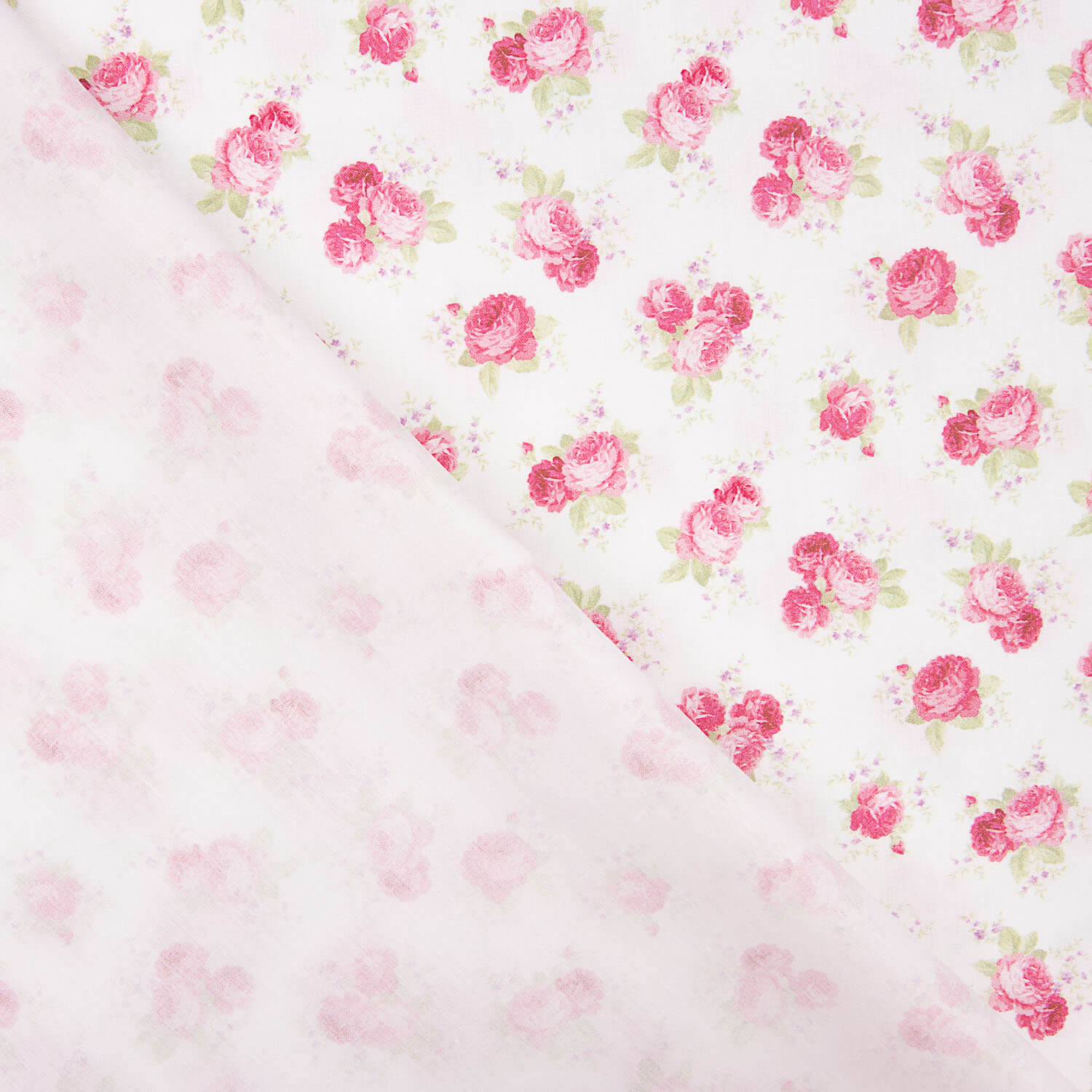 Percal Estampado Gema Rosa - Ribes y Casals