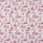 Percal Estampado Silke Rojo - Ribes y Casals