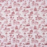 Percal Estampado Silke Rojo - Ribes y Casals