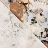 Lino Viscosa Estampado Abstracto Mate - Ribes y Casals