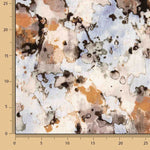 Lino Viscosa Estampado Abstracto Mate - Ribes y Casals