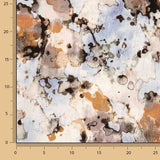 Lino Viscosa Estampado Abstracto Mate - Ribes y Casals