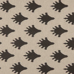 Loneta Algodón Estampado Abstracto Negro - Ribes y Casals