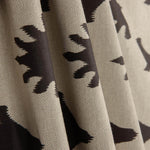 Loneta Algodón Estampado Abstracto Negro - Ribes y Casals