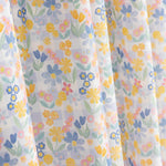 Popelín Algodón Blue y Honey Garden - Ribes y Casals