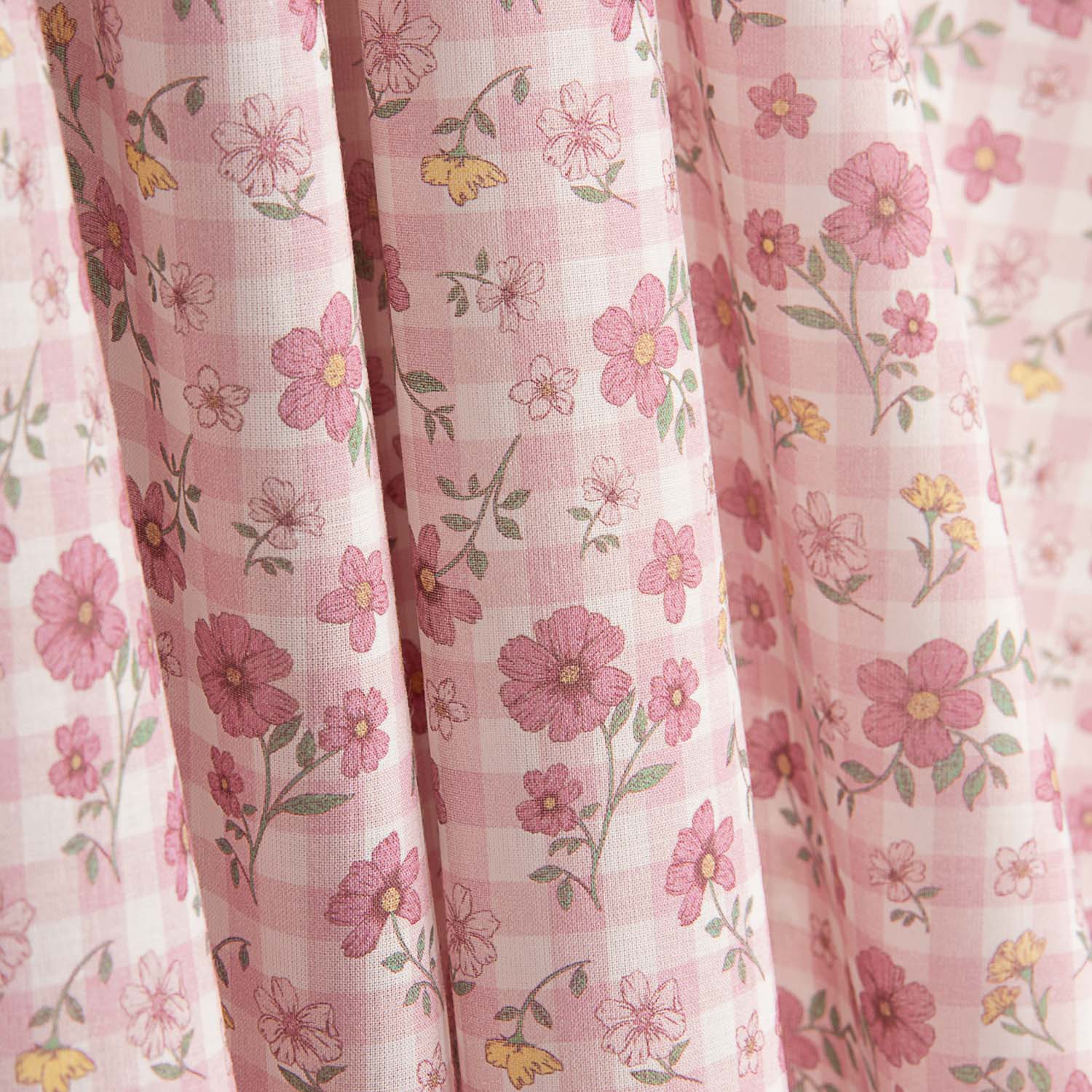 Popelín Algodón Pink Cottage Meadow - Ribes y Casals