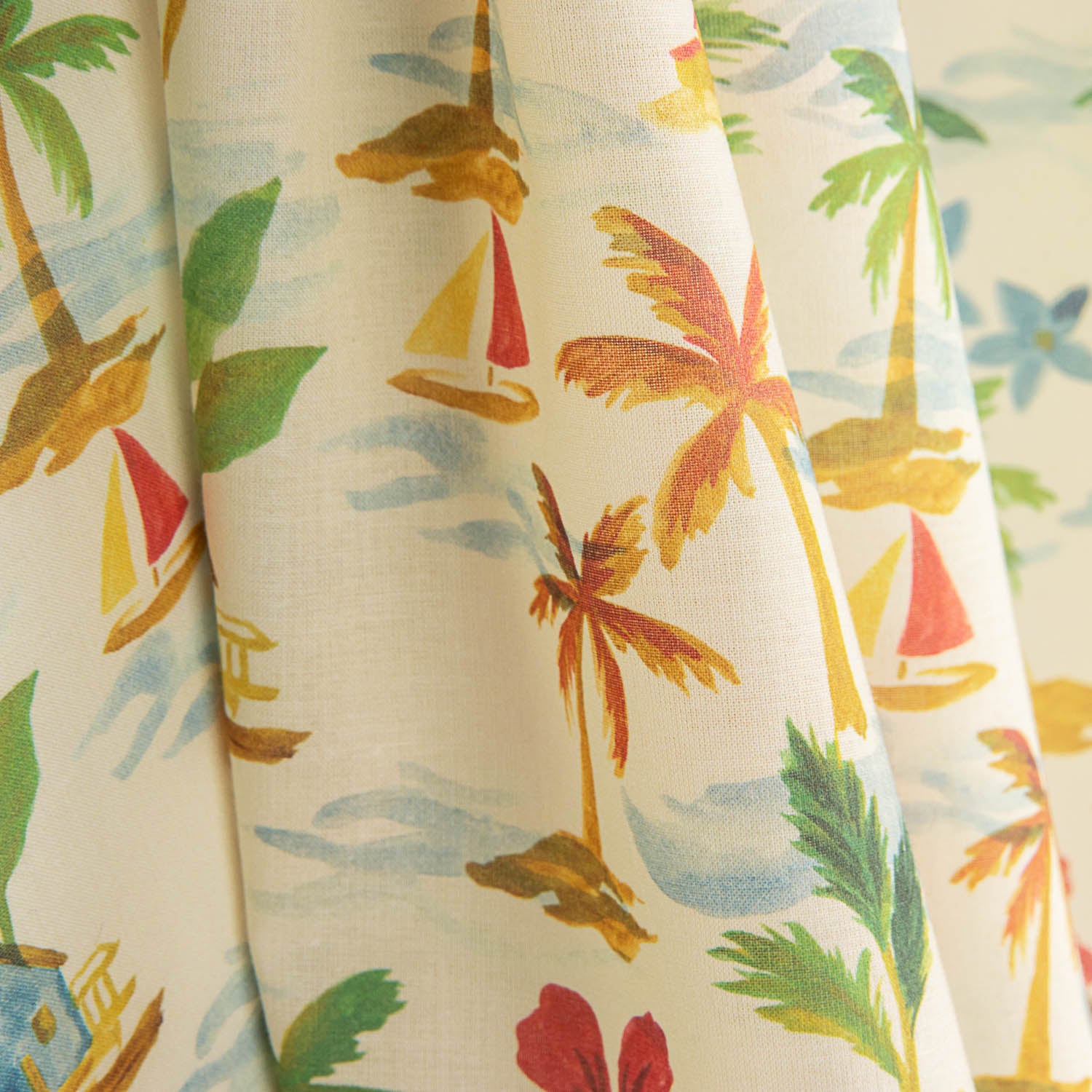 Popelín Algodón Aloha Paradise Sun - Ribes y Casals