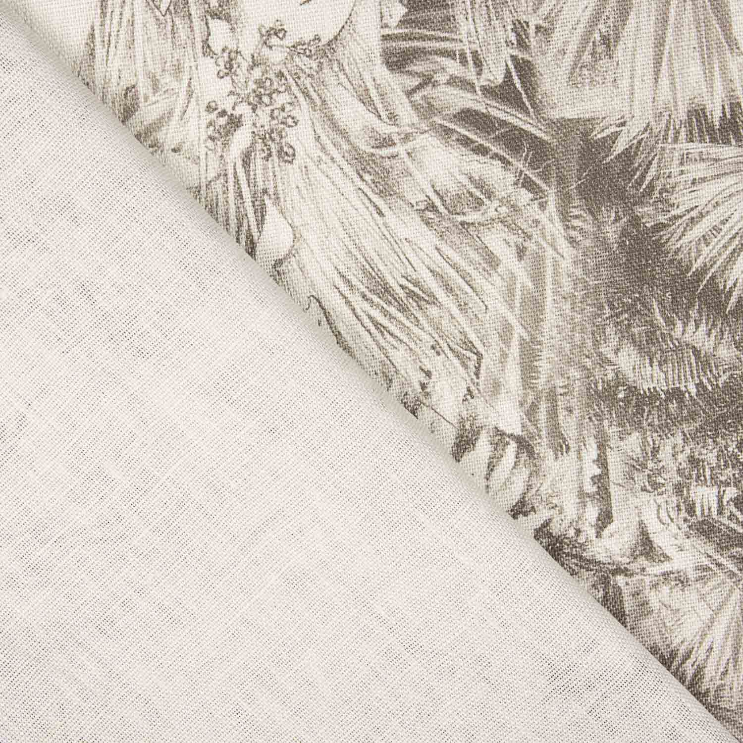 Lino Estampado Jungla Beige - Ribes y Casals