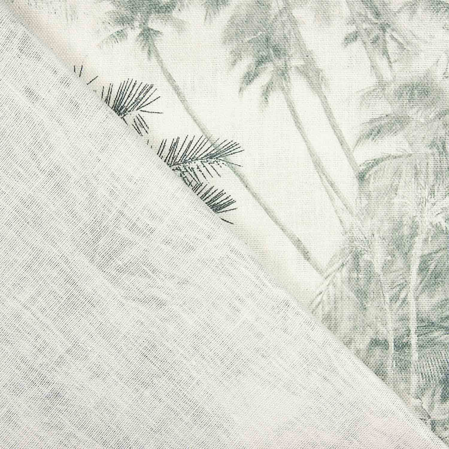 Lino Estampado Jungla Verde - Ribes y Casals