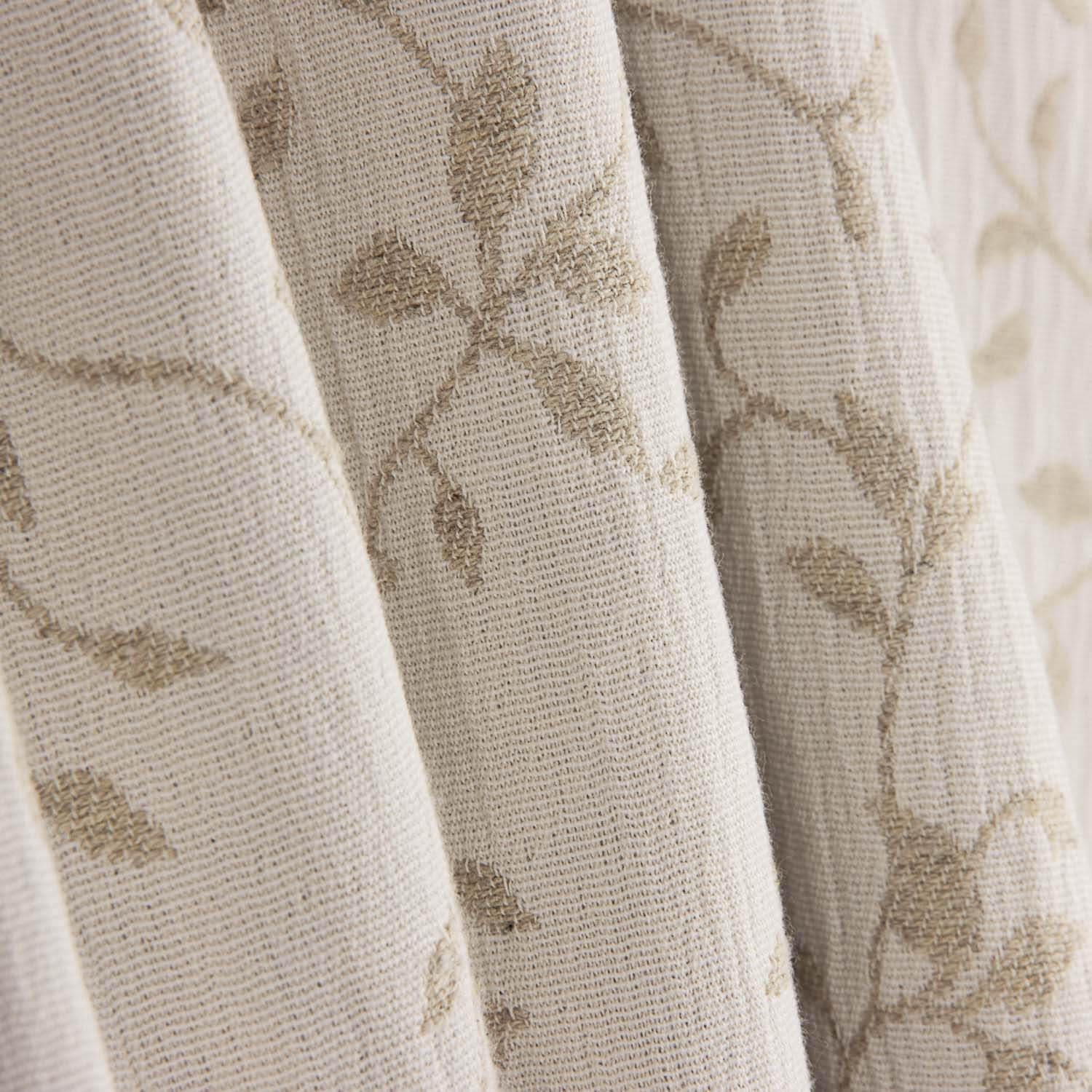 Jacquard Hogar Reversible Hojas Beige - Ribes y Casals
