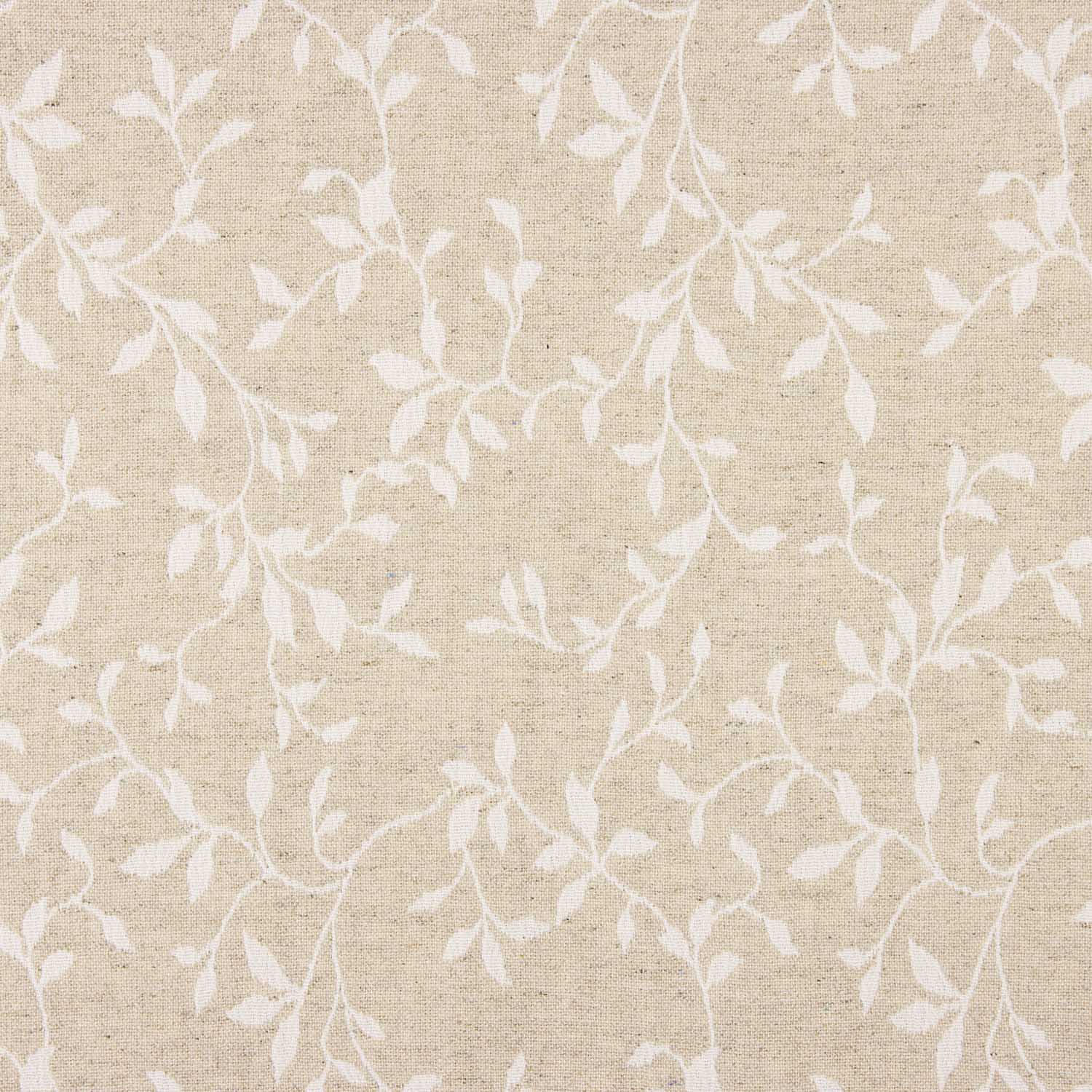 Jacquard Hogar Reversible Hojas Beige - Ribes y Casals