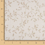 Jacquard Hogar Reversible Hojas Beige - Ribes y Casals