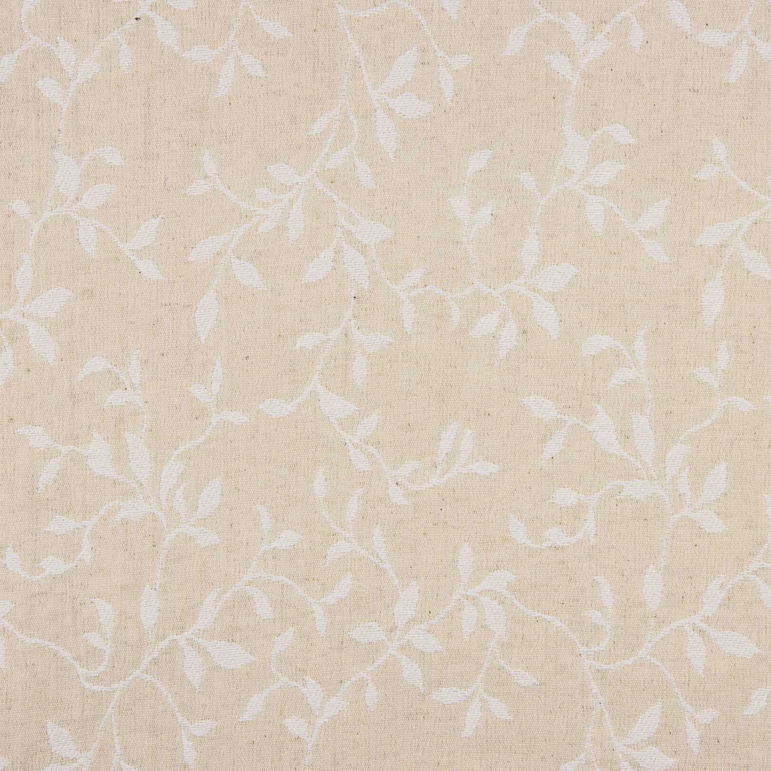 Jacquard Hogar Reversible Blanco y Natural con Lino - Ribes y Casals