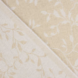 Jacquard Hogar Reversible Blanco y Natural con Lino - Ribes y Casals