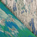 Brocado Lurex Estampado Abstracto Verde Azul - Ribes y Casals