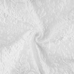 Brocado Blanco Relieve Floral - Ribes y Casals