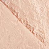 Brocado Rosa Suave Relieve Floral - Ribes y Casals