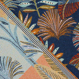 Gobelino Hojas Exóticas Fondo Azul - Ribes y Casals