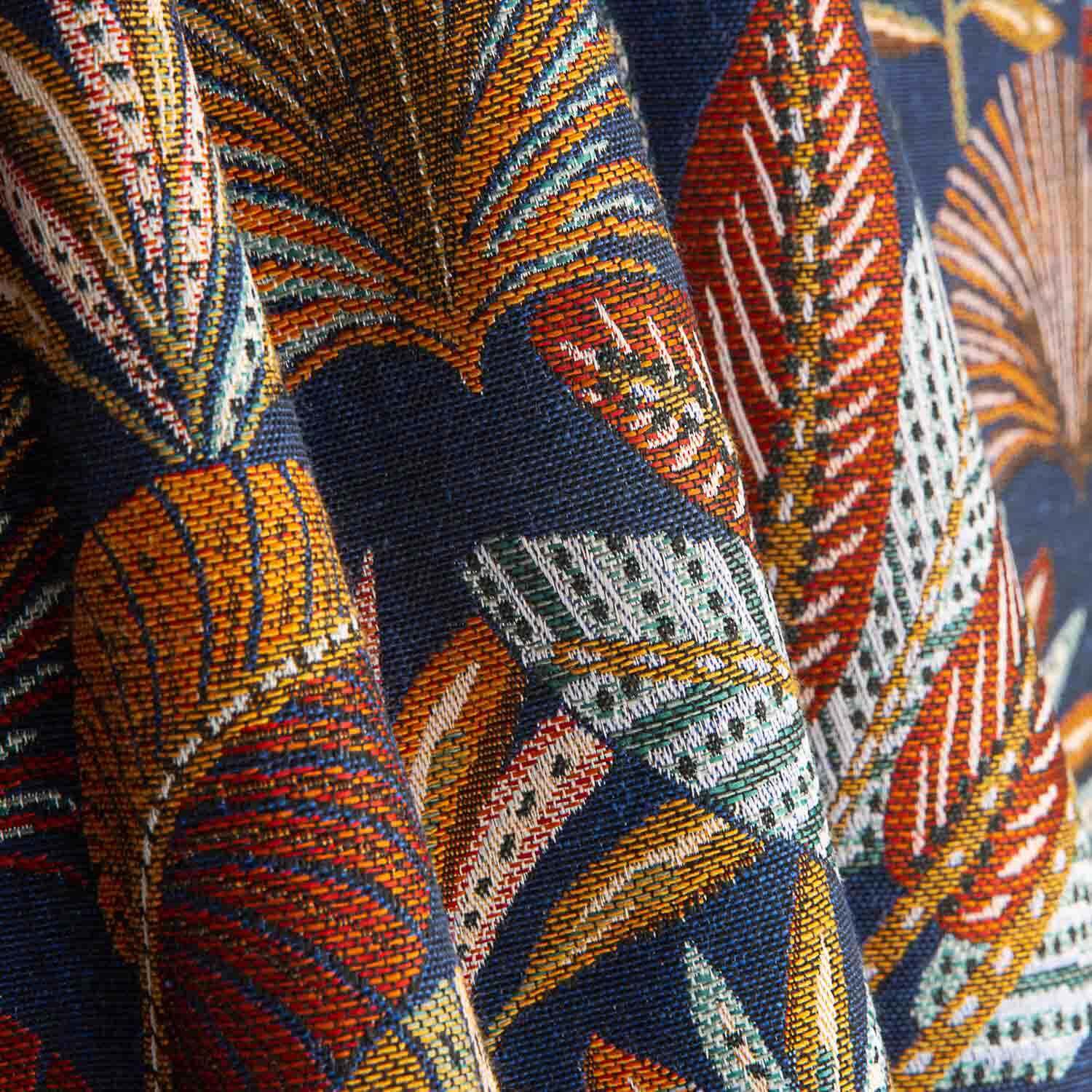 Gobelino Hojas Exóticas Fondo Azul - Ribes y Casals