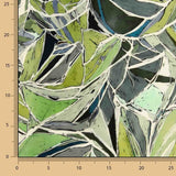 Tencel y Lino Estampado Hojas Naturales - Ribes y Casals