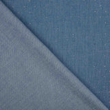 Denim Algodón con Brillantitos Azul - Ribes y Casals