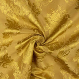 Jacquard Floral Clásico Dorado - Ribes y Casals