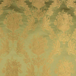 Jacquard Floral Clásico Verde y Dorado - Ribes y Casals