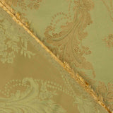 Jacquard Floral Clásico Verde y Dorado - Ribes y Casals