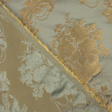 Retal Jacquard Floral Clásico Verde Pálido y Beige - Varias medidas x ancho de 145 cm - Ribes y Casals