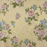 Jacquard Floral Romántico Beige - Ribes y Casals