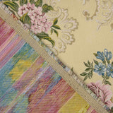 Jacquard Floral Romántico Beige - Ribes y Casals