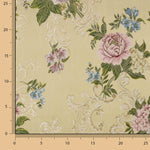 Jacquard Floral Romántico Beige - Ribes y Casals
