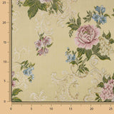 Jacquard Floral Romántico Beige - Ribes y Casals