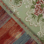 Jacquard Floral Romántico Verde - Ribes y Casals
