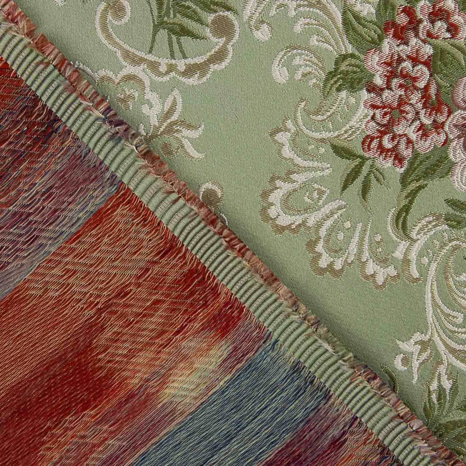 Jacquard Floral Romántico Verde - Ribes y Casals