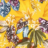 Lino Algodón Estampado Tropical Exótico Samoa - Ribes y Casals