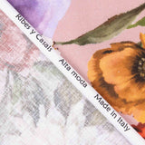 Lino Algodón Estampado Floral Romántico Versailles - Ribes y Casals